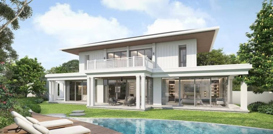 Chalet de 3 dormitorios en Hua Hin, Tailandia № 124786