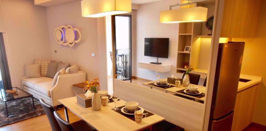 Condominio de 2 dormitorios en Bangkok, Tailandia en The Lumpini 24 № 78304