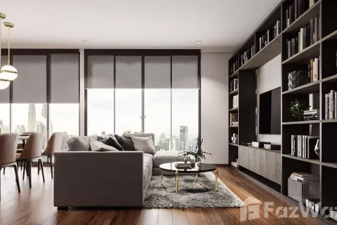 Condominio de 2 dormitorios en Khlong Toei, Bangkok, Tailandia № 123992