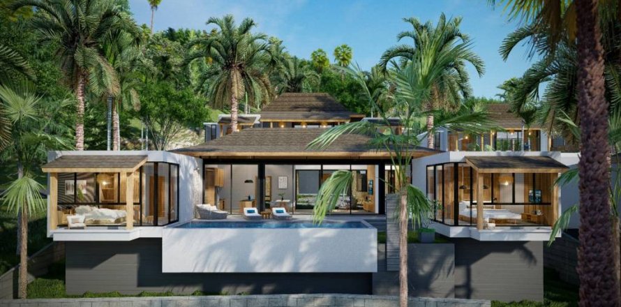 Chalet de 3 dormitorios en Surat Thani, Tailandia № 125947