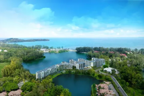 อพาร์ตเมนต์ในภูเก็ต, ประเทศไทย 1 ห้องนอน № 107131