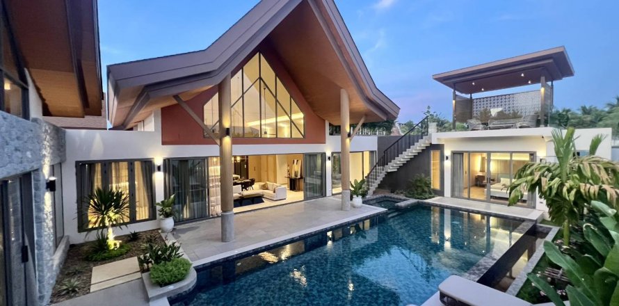 Villa sur Layan Beach, Thaïlande 4 chambres № 70774