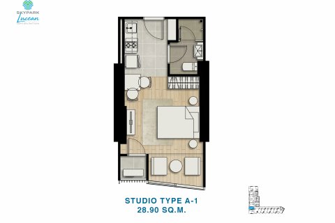 Estudio en Jomtien Beach, Pattaya, Tailandia № 101458 - foto 21