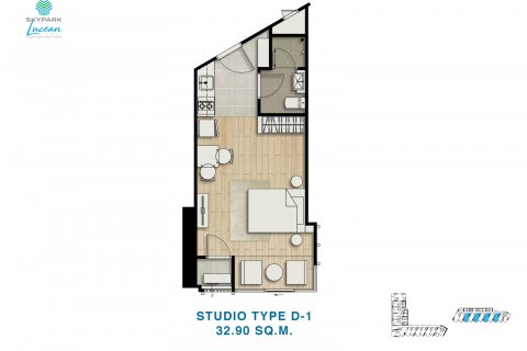 Estudio en Jomtien Beach, Pattaya, Tailandia № 101458 - foto 11
