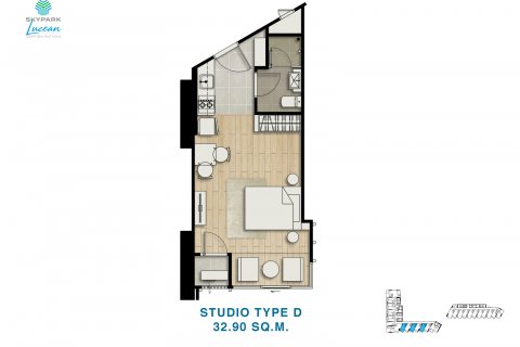 Estudio en Jomtien Beach, Pattaya, Tailandia № 101458 - foto 13
