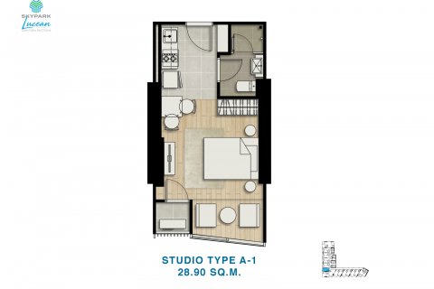 Estudio en Jomtien Beach, Pattaya, Tailandia № 101458 - foto 6