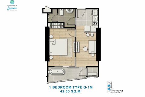 Apartamento de 1 dormitorio en Jomtien Beach, Pattaya, Tailandia № 101459 - foto 20