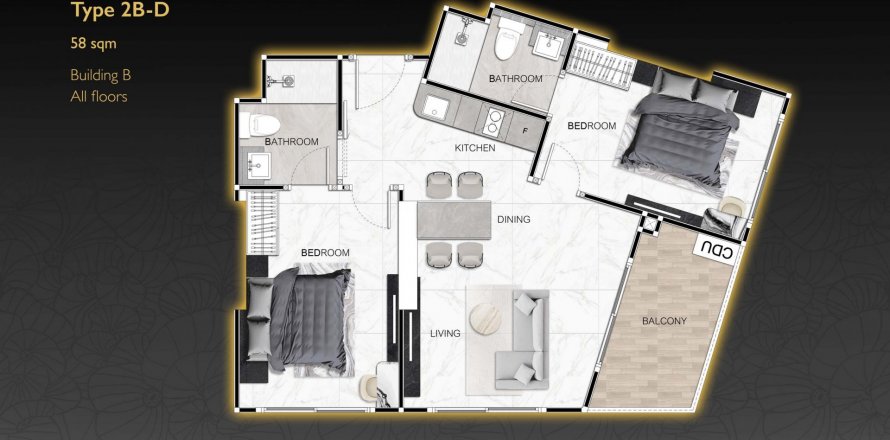 Off-Plan Zenith Pattaya in Pattaya, Thailand № 120712 - Foto 1