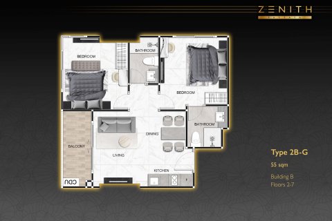 Off-plan Zenith Pattaya in Pattaya, Thailand № 120712 - photo 5