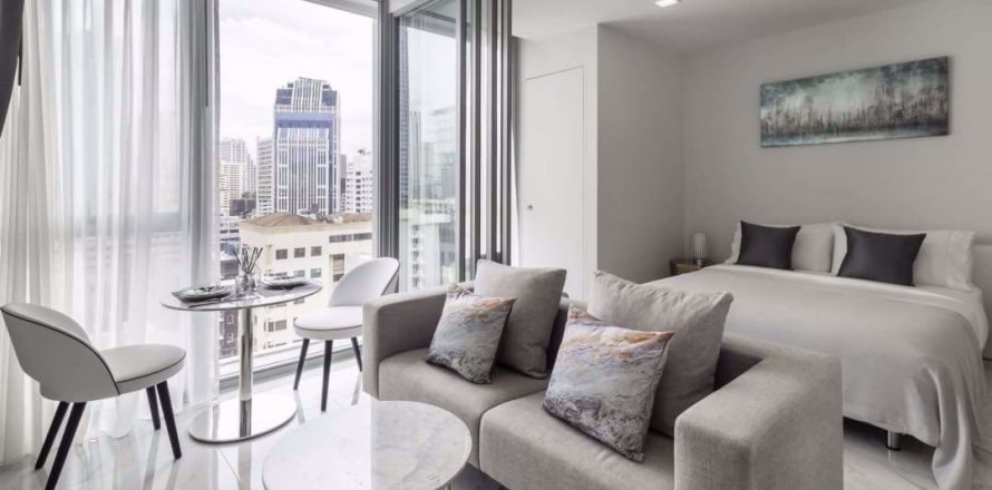 Кондоминиум с 1 спальней в Бангкоке, Таиланд в HYDE SUKHUMVIT 11 № 78094