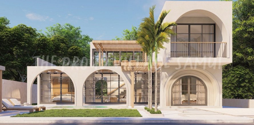 Casa de 4 dormitorios en Ko Samui, Tailandia № 130221