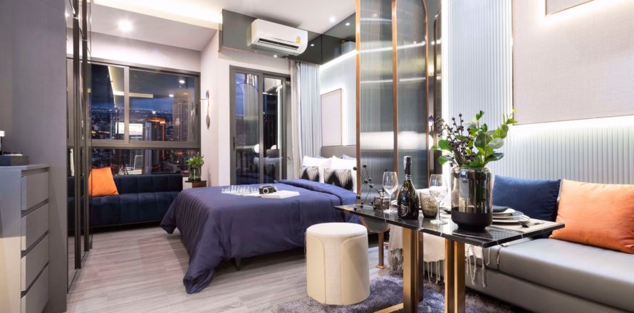 Студия в кондо в Бангкоке, Таиланд в IDEO SUKHUMVIT RAMA 4 № 77914