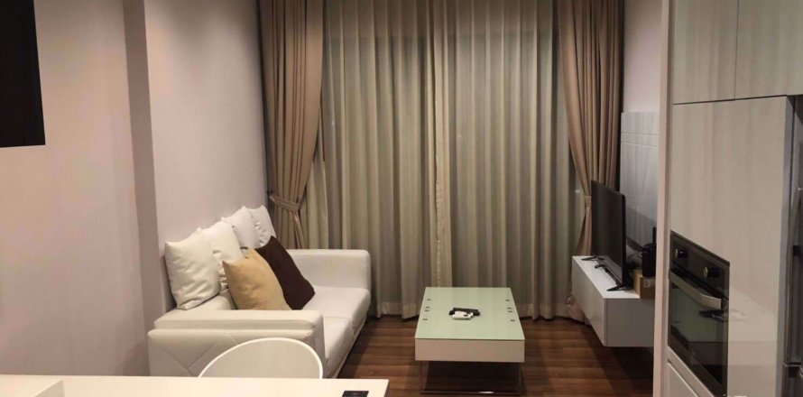 Condo à Bangkok, Thaïlande, 1 chambre à Ivy Ampio  № 77919