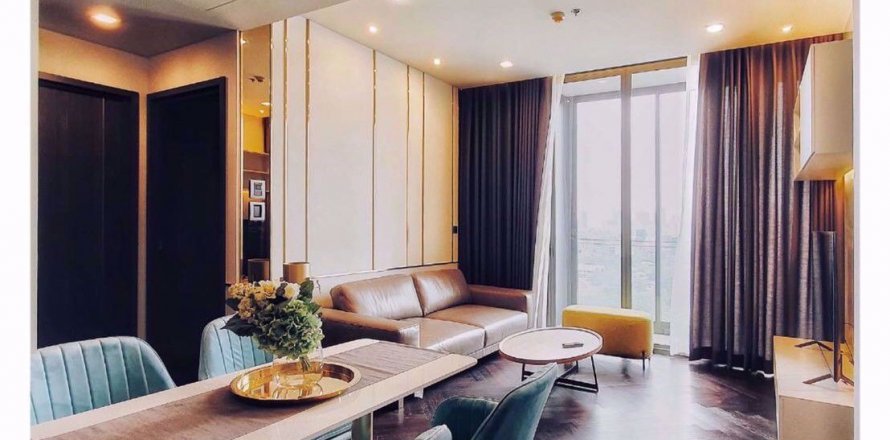 Condo in Bangkok, Thailand, 2 bedrooms in The Monument Sanampao № 111126