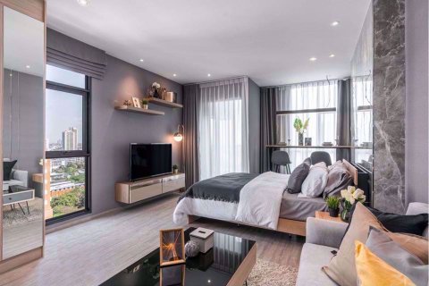 Studio in the Condo in Bangkok, Thailand in RHYTHM EKKAMAI ESTATE  № 77977