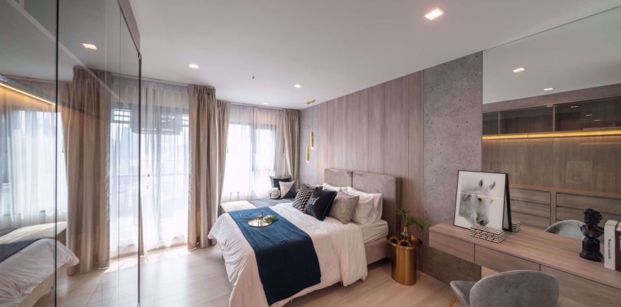 Studio dans le Condo à Bangkok, Thaïlande à Life One Wireless № 78035