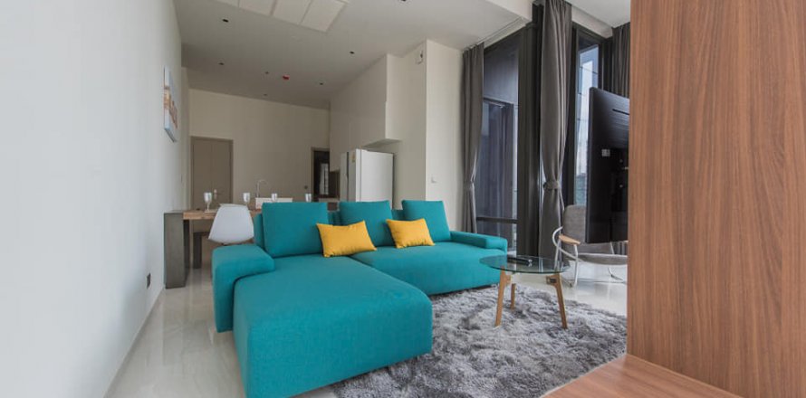 Condominio de 2 dormitorios en Yan Nawa, Bangkok, Tailandia № 143653