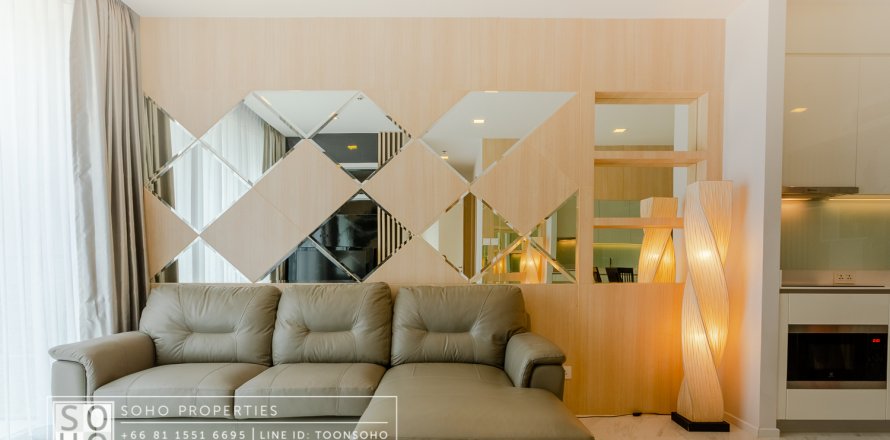 Condominio de 2 dormitorios en Bangkok, Tailandia № 143540