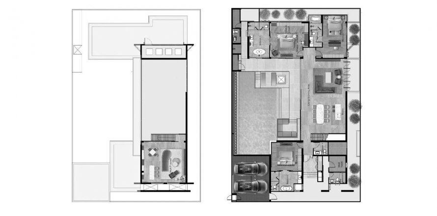 Villa floor plan «3BR-37», 3 bedrooms in Poetry Villas
