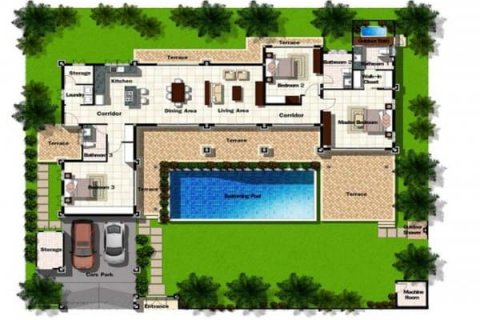 Casa de 3 dormitorios en Hua Hin, Tailandia № 125258 - foto 12