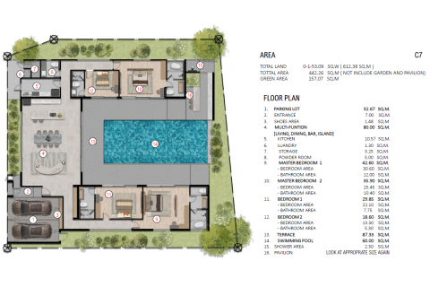 Chalet de 4 dormitorios en Chalong, Tailandia № 71633 - foto 2