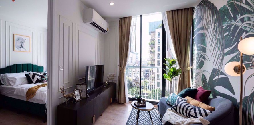 Condominio de 1 dormitorio en Watthana, Bangkok, Tailandia № 77007