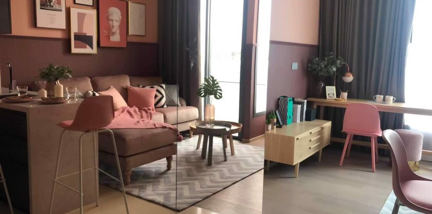 Condo à Bangkok, Thaïlande, 1 chambre à THE ESSE ASOKE № 80854