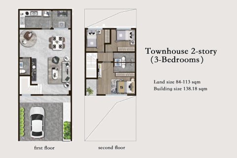 Townhouse sur Jomtien Beach, Pattaya, Thaïlande 3 chambres № 101442 - photo 5