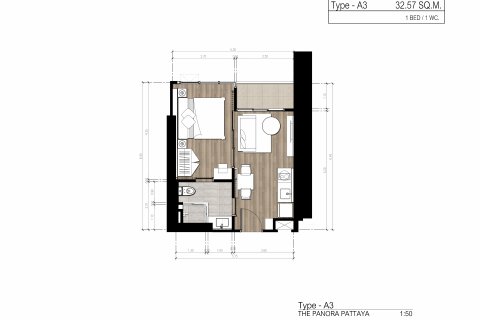 Apartamento de 1 dormitorio en Pattaya, Tailandia № 101439 - foto 16
