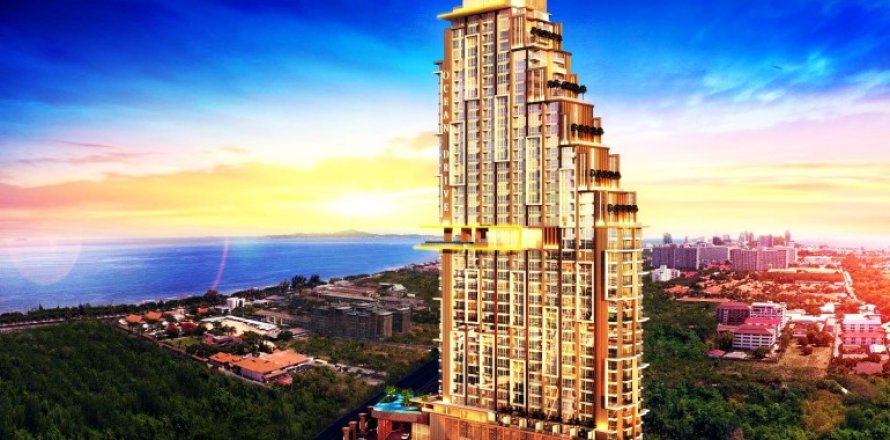 Condominio de 1 dormitorio en Pattaya, Tailandia en The Riviera Ocean Drive  № 100878