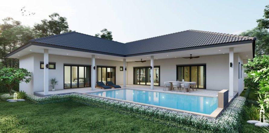 Chalet de 3 dormitorios en Hua Hin, Tailandia № 125848