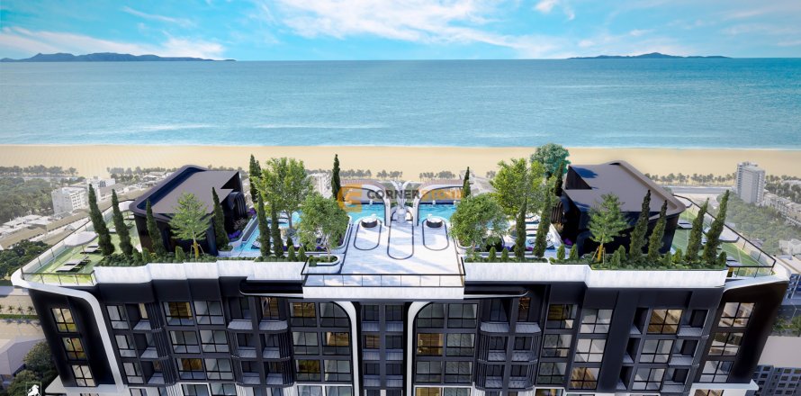 Estudio en el condominio en Jomtien Beach, Pattaya, Tailandia № 132135