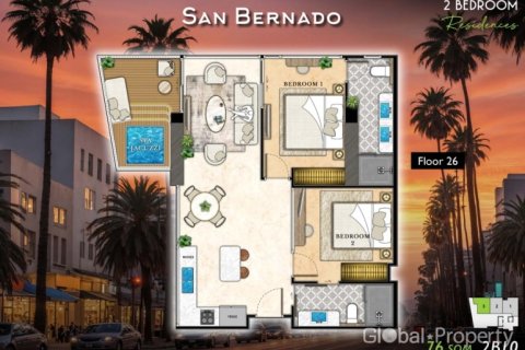 Condominio de 2 dormitorios en Pattaya, Tailandia № 124853 - foto 12