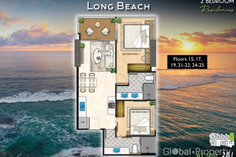 Condominio de 2 dormitorios en Pattaya, Tailandia № 124853 - foto 7