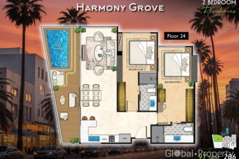 Condominio de 2 dormitorios en Pattaya, Tailandia № 124853 - foto 15