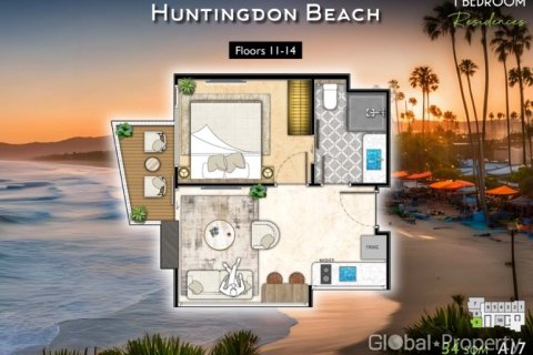 Condominio de 1 dormitorio en Pattaya, Tailandia № 124854 - foto 8
