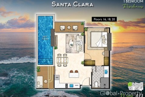 Condominio de 1 dormitorio en Pattaya, Tailandia № 124854 - foto 20