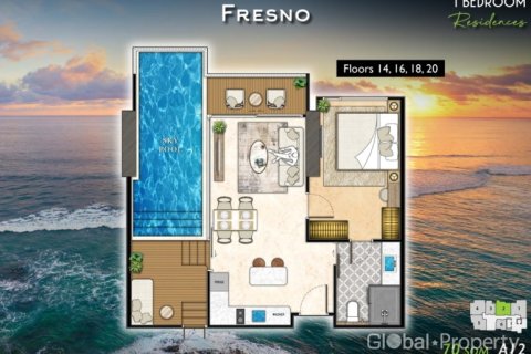 Condominio de 1 dormitorio en Pattaya, Tailandia № 124854 - foto 19