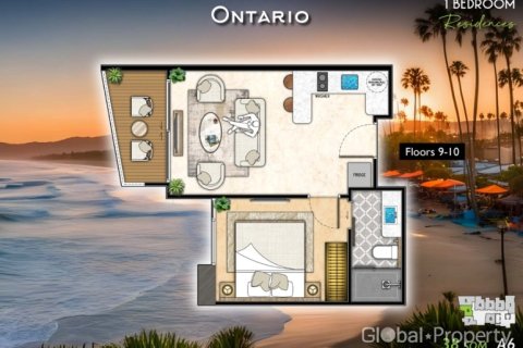 Condominio de 1 dormitorio en Pattaya, Tailandia № 124854 - foto 13