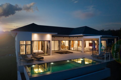 Chalet de 3 dormitorios en Phang Nga, Tailandia № 74278 - foto 5