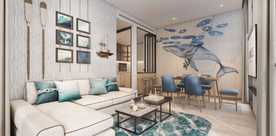 Apartamento de 2 dormitorios en Pattaya, Tailandia № 123275