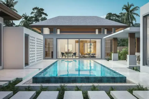 Chalet de 3 dormitorios en Ko Samui, Tailandia № 107336 - foto 12