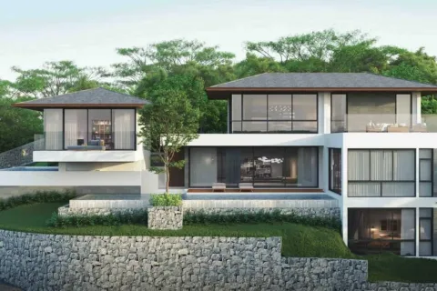 Chalet de 4 dormitorios en Ko Samui, Tailandia № 107334 - foto 5