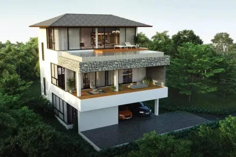 Chalet de 4 dormitorios en Ko Samui, Tailandia № 107334 - foto 6