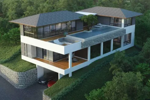 Chalet de 4 dormitorios en Ko Samui, Tailandia № 107334 - foto 4