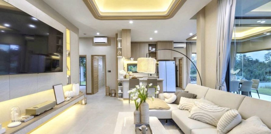 Chalet de 3 dormitorios en Pattaya, Tailandia № 125852