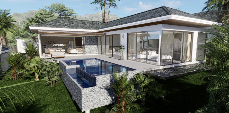 Вилла в KA Villa Phang Nga, Пхангнга, Таиланд с 3 спальнями № 82043
