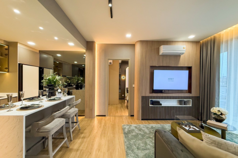 อพาร์ตเมนต์ในจอมเทียน, พัทยา, ประเทศไทย 2 ห้องนอน № 120232