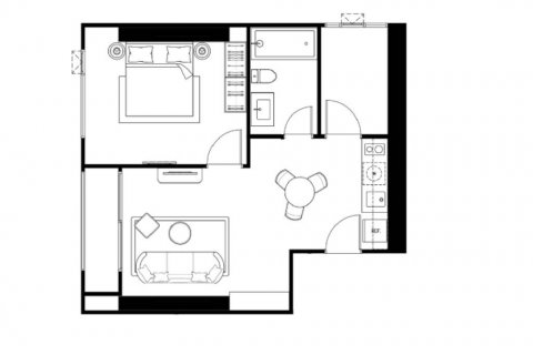 Eigentumswohnung in Pattaya, Thailand, 1 Schlafzimmer № 144502 - Foto 4