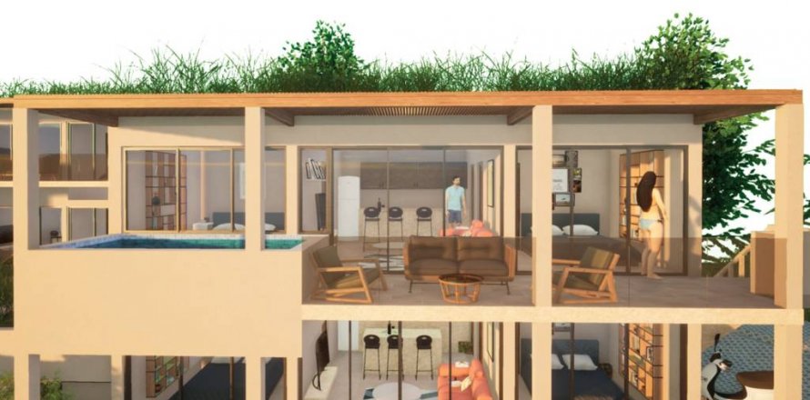 Apartamento de 2 dormitorios en Surat Thani, Tailandia № 126019